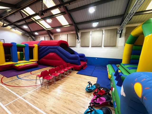 Bouncy Castles at a party in Telford